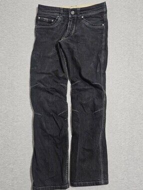 Kuhl Men's Black Bootcut Jeans Dark Wash Demin 30x32